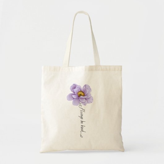 "wees altijd vriendelijk" boodschappentas tote bag (Voorkant)