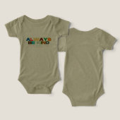 Wees altijd vriendelijk citaten Unisex / Adult & K (Ontwerp Voorkant & Achterkant)