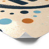 Wees altijd vriendelijk en inspirerend Tan Dot Pos Poster (Hoek)