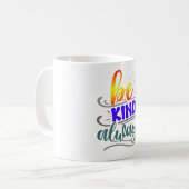 Wees Altijd Vriendelijk Koffiemok (Voorkant links)