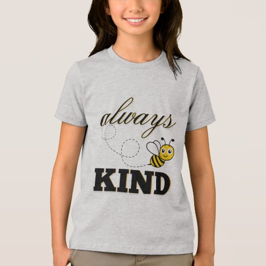 "wees altijd vriendelijk" t-shirt (Voorkant)