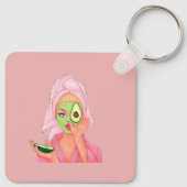 Wees altijd vriendelijk voor jezelf sleutelhanger (Achterkant)