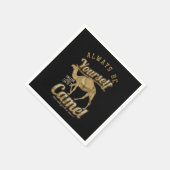 Wees altijd zelf bacteriecamels die je onttrekt en servet (Hoek)