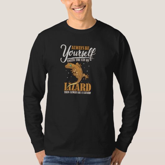 Wees altijd zelf lizard Terrarium Lizard Reptile T-shirt (Voorkant)