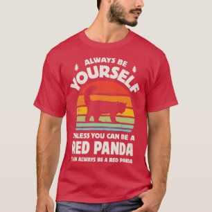 Wees altijd zelf Rood Panda voor mannen Jongens Gi T-shirt