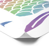 Wees altijd zelf, tenzij je een zeemeermin kunt zi poster (Hoek)