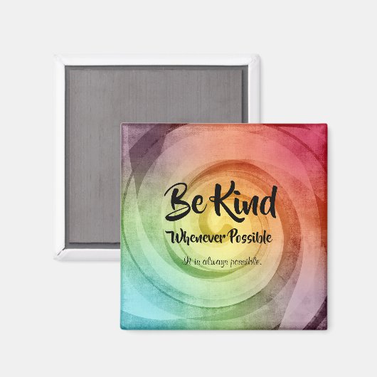 Wees altijd zo mogelijk gek Magnet (Voorkant / Achterkant)