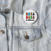 Wees Andere Eenden Ronde Button 5,7 Cm (In situ)