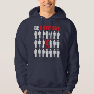 Wees anders - Bodybuilder Hoodie