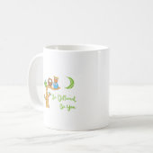 Wees anders Cute Uil Vogel Koffiemok (Voorkant links)