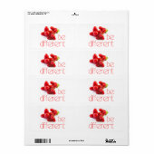 Wees anders etiket (Full Sheet)