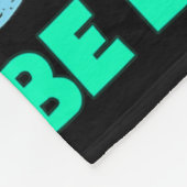 Wees anders  fleece deken (Hoek)