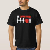 Wees anders - Funny Drummer T-shirt (Voorkant)