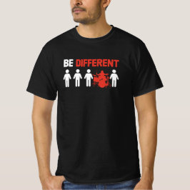 Wees anders - Funny Drummer T-shirt
