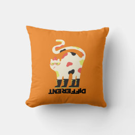Wees anders grappig funky kat ontwerp kussen