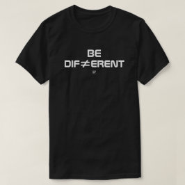 Wees anders met een strak ontwerp t-shirt
