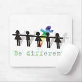 Wees anders! muismat (Met muis)