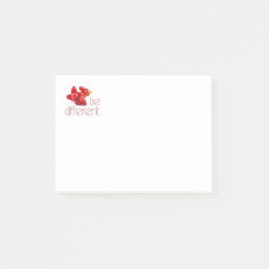 Wees anders post-it® notes (Voorkant)