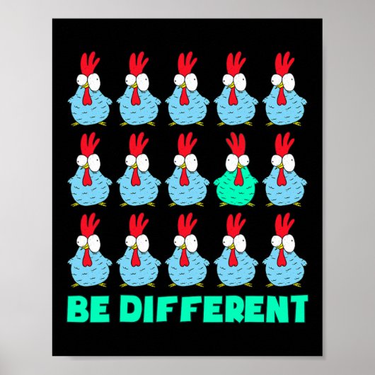 Wees anders poster (Voorkant)