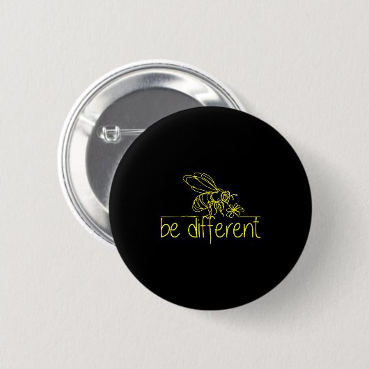 Wees anders ronde button 5,7 cm (Voorkant /achterkant)