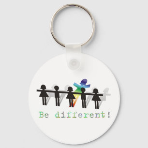 Wees anders! sleutelhanger
