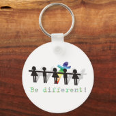 Wees anders! sleutelhanger (Voorkant)