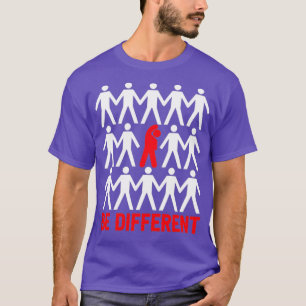 Wees anders t-shirt