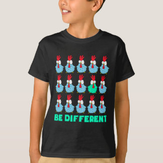 Wees anders t-shirt