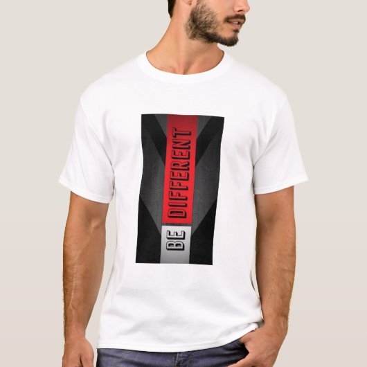 WEES ANDERS. T-SHIRT MET OPDRUK (Voorkant)