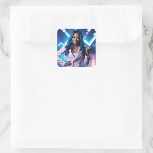 WEES ANDERS VIERKANTE STICKER (Tas)