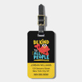 Wees attent op iedereen | Jouw namen toevoegen Bagagelabel (Voorkant verticaal)