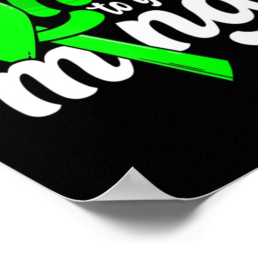 Wees attent op uw geestesziekte Vrouwen Poster (Hoek)