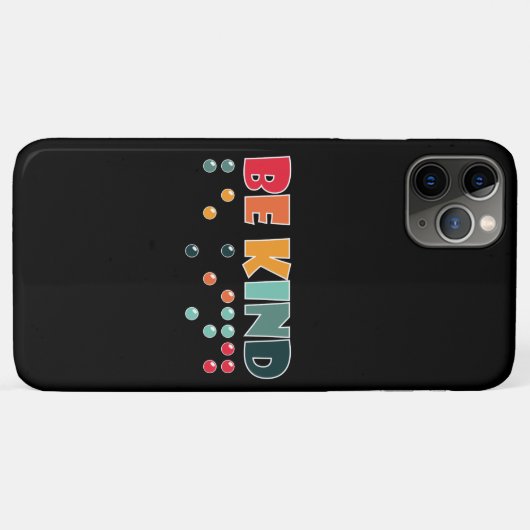 Wees attentie voor braille alfabetisme Case-Mate iPhone case (Achterkant (horizontaal))