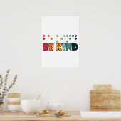 Wees attentie voor braille alfabetisme poster (Keuken)