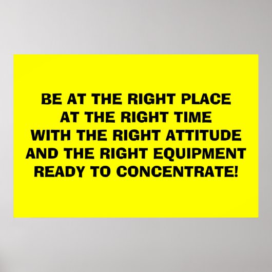Wees "attitudes" poster (Voorkant)