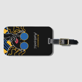 Wees authentiek label bagagelabel