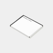 Wees authentiek, niet volmaakt Inspirerend motivat Post-it® Notes (Schuin)