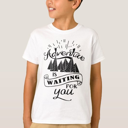 Wees avontuurlijk! Jongens' T-shirt (Voorkant)