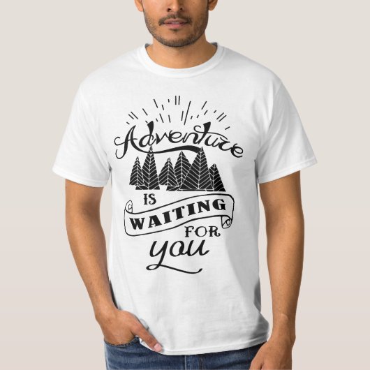 Wees avontuurlijk! t-shirt (Voorkant)