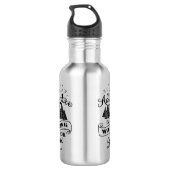 Wees avontuurlijk! waterfles (Achterkant)