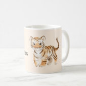 Wees avontuurlijke tijger koffiemok (Voorkant rechts)