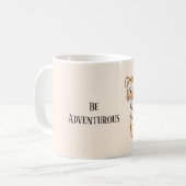 Wees avontuurlijke tijger koffiemok (Voorkant links)