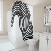 Wees avy, nooit recht douchegordijn (In situ)