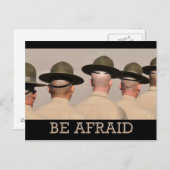 Wees bang Briefkaart (Voorkant / Achterkant)