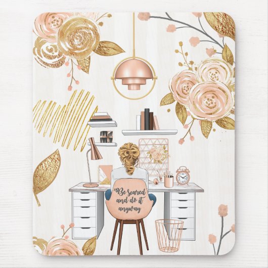 Wees bang & doe het toch muismat (Voorkant)