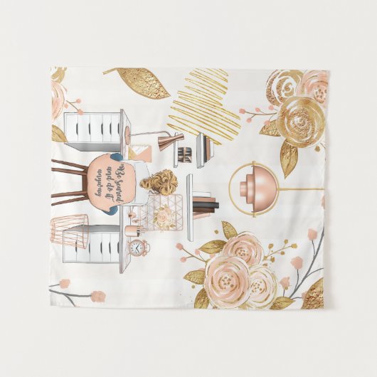 Wees bang & doe het toch wandkleed (Voorkant (horizontaal))