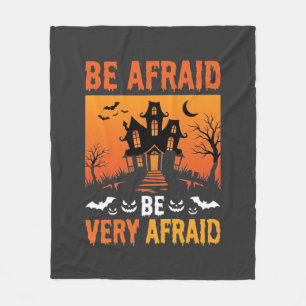 Wees Bang Huis Halloween Ontwerp Fleece Deken