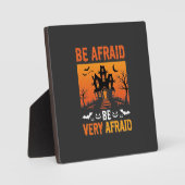 Wees Bang Huis Halloween Ontwerp Fotoplaat (Voorkant)