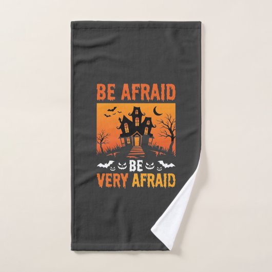 Wees Bang Huis Halloween Ontwerp Handdoek (Handdoek)