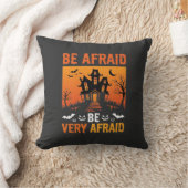 Wees Bang Huis Halloween Ontwerp Kussen (Deken)
